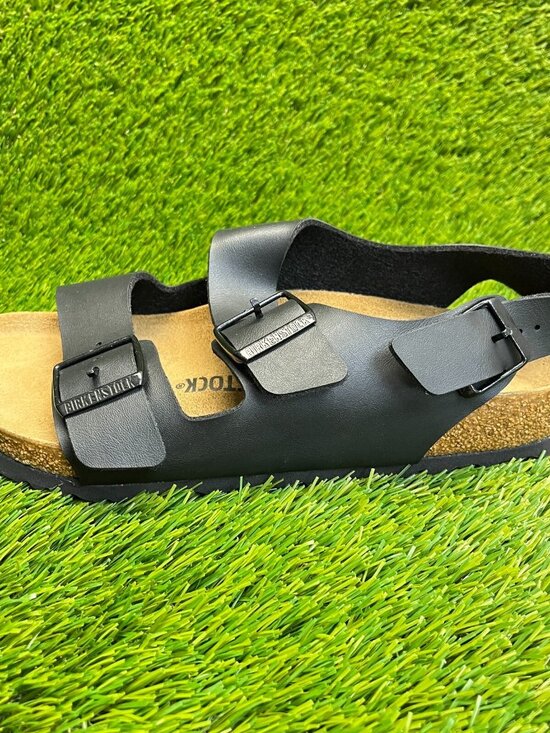 Birkenstock Milano Mens Size 8 Black Brown Beach Classic Outdoor Comfort Sandals main image 6
